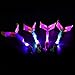 GLOCITI Rocket Slingshot Flying Copters with Led Lights - 12 Slingshot + 12 LED Rocket Launchers + 12 Extra Wings, Rockets Slingshot Helicopters Copters Glow in The Dark for Outdoor Game Party Favors