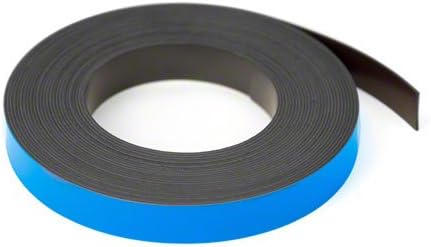 MagFlex® Lite Flexible Matt Blue Magnetic Gridding Tape for Whiteboards Noticeboards or Filing Cabinets - 12.7mm Wide - 5m Length