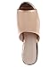 ROF Women's Slip On Open Toe Mule Slip On Blocked Heel Sandals