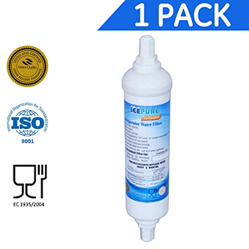 Icepure RWF0400A Refrigerator water filter replace for LG5231JA2010A