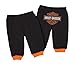 Harley-Davidson Baby Boys' Interlock Bar & Shield Pants, Black 4050601 (3/6M)