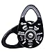 GM CLIMBING Swing Cheek Micro Pulley 30kN Self-lubricating Bushing CE UIAA Certified Black One Unit