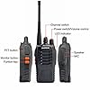 Nestling-2PCS-400-470-MHz-BaoFeng-Walkie-Talkie-Two-Way-Radio-Rechargeable-Long-Range-Headset-Headphone-Built-in-LED-Torch-BF-888spack-of-2