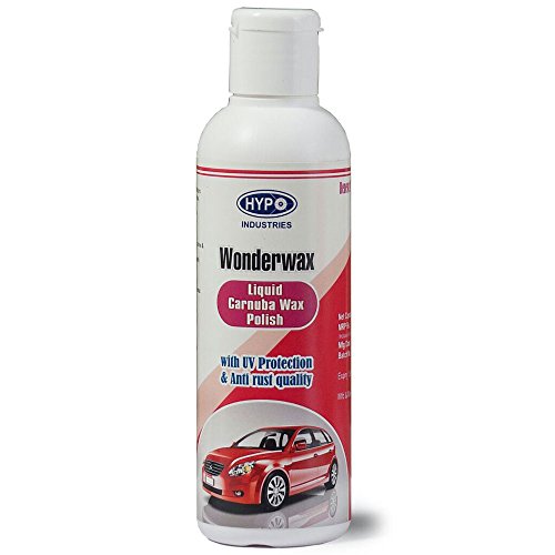 Hypo Iindustries Wonderwax Carnauba Wax Polish Liquid for Car & Motorbike Care (1 Litre) + Free Foam APPLICATOR.