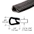 CRL QuickEdge Pinch Top Single Lip Trim Grips Edges From .060 in to .170 in - 100 Feet