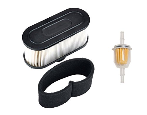 HIFROM Fuel Filter For Kohler Air Filter with Pre Filter for Kawasaki FR651V FR691V FR730V FS481V FS541V FS600V FS651V FS691V FS730V 4-Cycle Engine Replace 11013-7047 11013-0752 11013-7046 (1 Set)