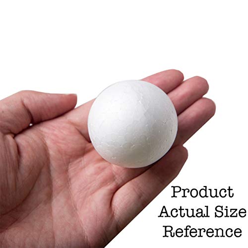 image for Bargain Paradise 100 Pack Styrofoam Balls (40 piece 2'' inch, 60 piece