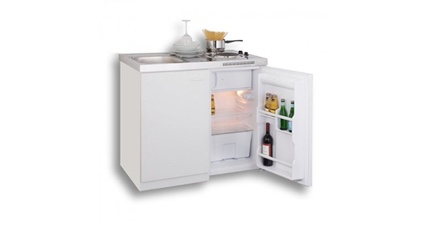 Galdem Lindsey pantryküche cocina 100 cm blanco con MINI ...