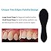 LyncMed Dental Contrasters Intraoral Photographic Black Background Board, Autoclavable & Bendable Rubber Palette Latex-Free (Pack of 4)