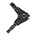 Santune Dog Harness No Pull for Medium Dogs Walking Heavy Duy Adjustable Chest Vest Reflective Pet Training Harnesses with Handle(Black,M)
