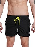 Neleus Men's Dry Fit Performance Short Pockets