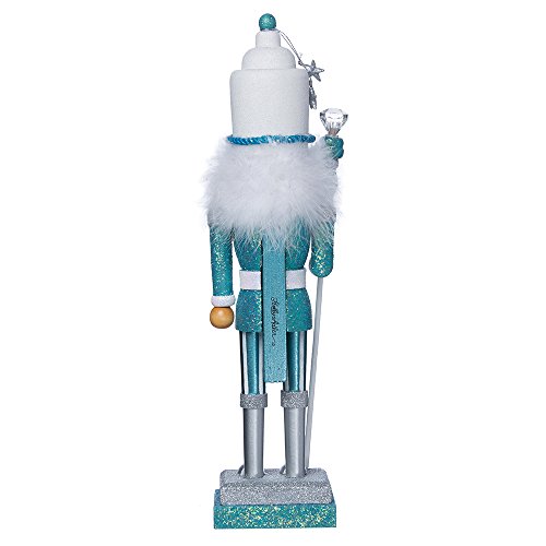 Kurt Adler Hollywood Nutcracker, 17Inch, Turquoise/White (HA0152
