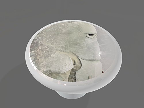 Blizzard Space Trooper High Gloss Ceramic Drawer Knob