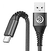 Câble USB C [2m+2m / Lot de 2] 3A Chargeur Type C en Charge Rapide Nylon Tressé Câble Chargeur pour Samsung Galaxy S20…