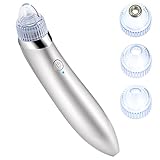 Blackhead Remover Electronic Facial Pore Cleaner Acne Vacuum Remover (White)