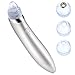 Pretid Blackhead Remover, USB Rechargeable Blackhead Comedo Vacuum Suction Acne Extractor, Skin Pore Cleanser Microdermabrasion Machine With 4 Replaceable Suction Heads (White)