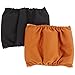 Wegreeco Brown Black Male Dog Belly Band (Pack of 2) - Washable Dog Diapers for Males (Medium,16