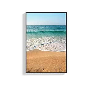 Framed Canvas Wall Art for Living Room, Bedroom Seaside Canvas Prints for Home Decoration Ready to Hang - 16x24 inches