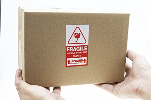 Large Fragile Handle with Care Keep Dry Upward Do Not Trample Shipping Box Warning Stickers Label (STK-03 1000pcs)