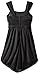 Amy Byer Girls' Sequin Inset V-Front Dress