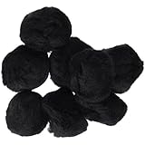 Darice POMS Acrylic Black 2IN 8PC PK