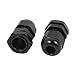 Uxcell a16040800ux0082 PG11 Waterproof IP68 Safety Nylon Cable Gland Connector Joints 40pcs (Pack of 40)