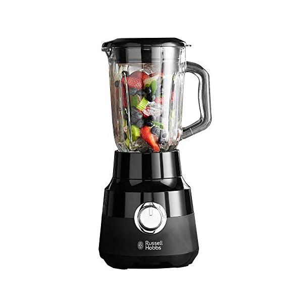 Russell-Hobbs-24722-Desire-Jug-Blender-15-Litre-Smoothie-Maker-and-Soup-Liquidiser-Matte-Black-650-W Russell Hobbs 24722 Desire Jug Blender, 1.5 Litre Smoothie Maker and Soup Liquidiser, Matte Black, 650 W