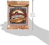 Ernie Ball Earthwood Extra Light Phosphor Bronze Acoustic Strings 10-50 view 3