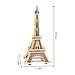 PONTE COLLECTION Eiffel Tower Model Kit 3D Puzzles Architecture Wooden Building Kit Wood Building Models Wooden Model Kits 22-pcs