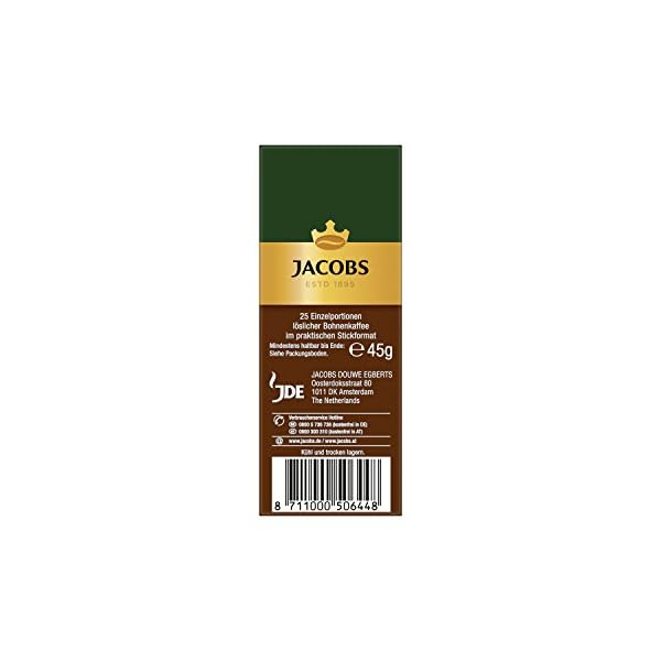 Jacobs löslicher Kaffee Espresso, 25 Instant Kaffee Sticks, 1 x 25 Getränke – Bild 4