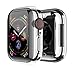 Smiling Case for Apple Watch Series 4 / Series 5 40mm with Built in TPU Clear Screen Protector - All Around Protective Case High Definition Clear Ultra-Thin Cover for iwatch 40mm Series 5/4 (Silver)