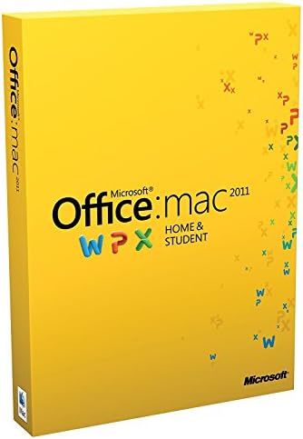 Office Mac 2011 Home & Student KEY CARD