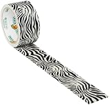 Duck ShurTech Patterned Tape Zebra 1.88-inch x 10yd Craft Repair Decor view 2