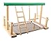 Mrli Pet Parrot Playstand Bird Play Stand Cockatiel Playground Wood Perch Gym Playpen with Ladder Swing Toys Exercise Play (Include a Tray)thumb 4