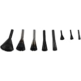 MANPA Concave Eye Cutter Set &ndash; 8 Pc Wood Carving Bits for Bird &amp; Animal Eyes, Fish &amp; Reptile Scale Texturing &ndash; 1/4" &amp; 1/8" Shank for Die Grinders &amp; Handpiece Grinders