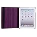 AiSMei Case for 9.7-Inch iPad 5th (2017)/ iPad 6th (2018)/ iPad Air (2015), Rotating Protective Case Cover w/Auto Wake/Sleep Function,Purple