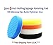5Pcs 6inch Buffing Sponge Polishing Pad Kit Waxing Car Auto Polisher Use
