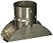 SELKIRK Corp 243805 Horizontal Termination Stove Pipe Cap, 3 Inch, Stainless Steel primary