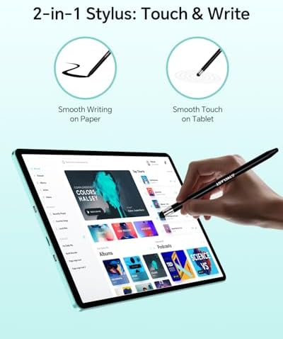 P50 Android 16 Tablet 11 Zoll 90Hz Display, 4G LTE Dual SIM, 32GB RAM+128GB ROM(6TB TF), 8000mAh Akku, T7250 Octa Core Gemini AI, 5G WLAN/Widevine L1/13MP/GPS/OTG, 2026 Tablets mit Stift+Hülle