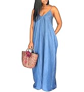 denim maxi dress amazon