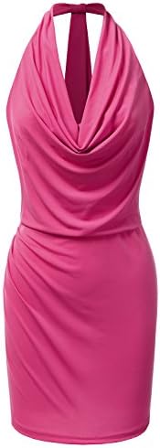 DRESSIS Womens Sleeveless Cut T Back Fitted Mini Dress