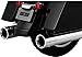 Vance & Hines Destroyer Oversized 450 Slip Ons Chrome with Chrome End Caps 16654