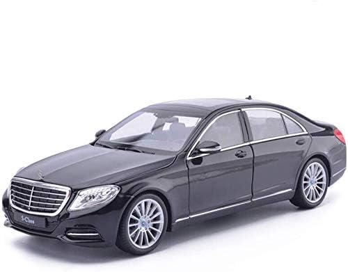 TZSMCMX Car Model Car 1,24 Scale Mercedes Benz S500 Simulation Alloy Die-Casting Toy Ornaments Sports Car Collection Jewelry (Color : Black)