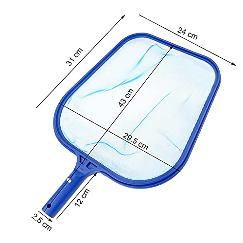 Tee Vee Hot Tub Skimmer Swimming Pool Cleaning Leaf Skim Net Pool Hand Leaf Skimmer Net for Cleaning of Spas and Fountains