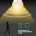 Radar Sensor Led Light Bulb, MINGER 10W A19 Motion Sensor Led Bulb Lights 100W Equivalent for Indoor, Outdoor, Porch, Hallway, Patio, Garage (E26/E27, 900Lumen, Warm White, 2-Pack)