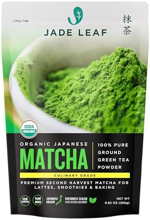 Jade Leaf Matcha Organic Green Tea Powder - Culinary Grade Premium ...