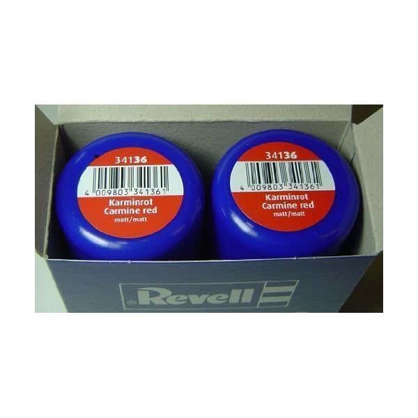 Revell 34136 SprÃ¼hlack Doppelpack (2x100ml) Karmin-rot glÃ¤nzend