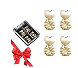 Magic Bax Earring Lifters - 2 Pairs of Adjustable Hypoallergenic Earring Lifts (2 Pairs of 18K Gold Plated Earring Backs) As Seen on TV