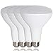 Maxxima BR40 LED Light Bulbs - 3000K Warm White Flood Light, 1100 Lumens, 13 Watt or 75 Watt Equivalent Dimmable Bulbs, Perfect for Kitchen, Bedroom, and Living Room Use - 4 Pack