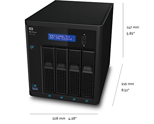 WD Diskless My Cloud Pro Series PR4100 Network Attached Storage - NAS - WDBNFA0000NBK-NESN WD Diskless My Cloud Pro Series PR4100 Network Attached Storage - NAS - WDBNFA0000NBK-NESN